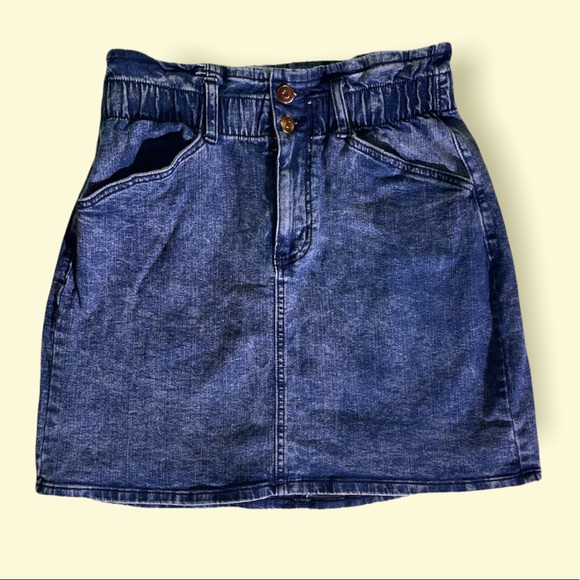 No Boundaries M Short Denim Jean Skirt - Picture 1 of 5